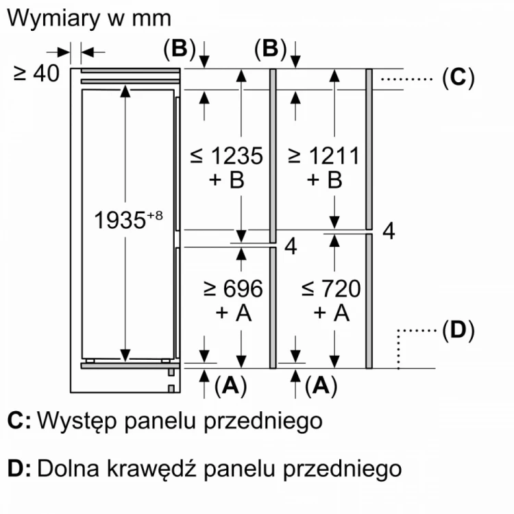 Bosch Chłodziarko-zamrażarka KBN96ADD0