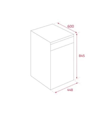 TEKA Zmywarka DFS 44750 SS 45cm