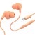 Hama Słuchawki douszne Curly usb-c pomarańczowe