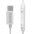 Hama Słuchawki douszne Curly USB-C białe