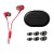 HyperX Słuchawki przewodowe Cloud Earbuds III BN7S0AA czerwone