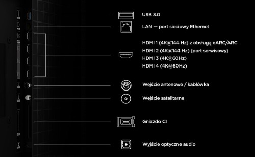 TCL Telewizor QLED 85 cali 85A400