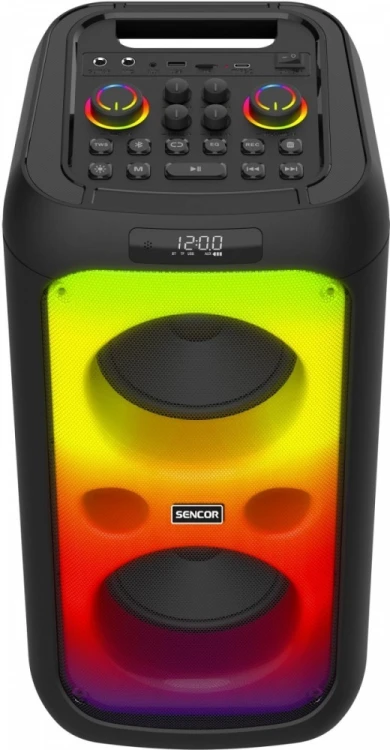 Sencor Głośnik imprezowy Partycon WAVE Moc 100W, IPX4, TWS, LED, MIC