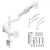 Ergo Office Uchwyt na 2 monitory 17-32 cali ER-692 W
