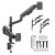 Ergo Office Uchwyt na 2 monitory 17-32 cali ER-692 B