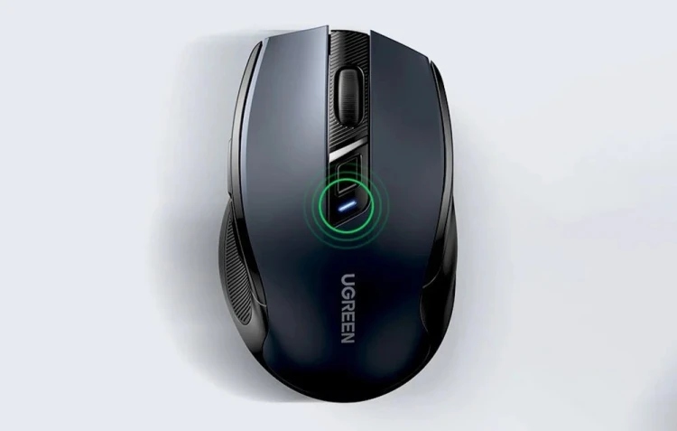 Ugreen Mysz bezprzewodowa silent click MU006 - czarna