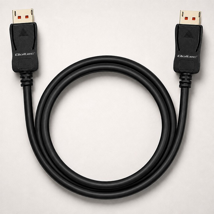 Qoltec Kabel DisplayPort M/M v2.1 | 40G | 2m