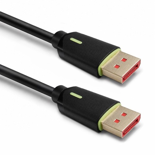 Qoltec Kabel DisplayPort M/M v2.1 | 80G | 0.5m