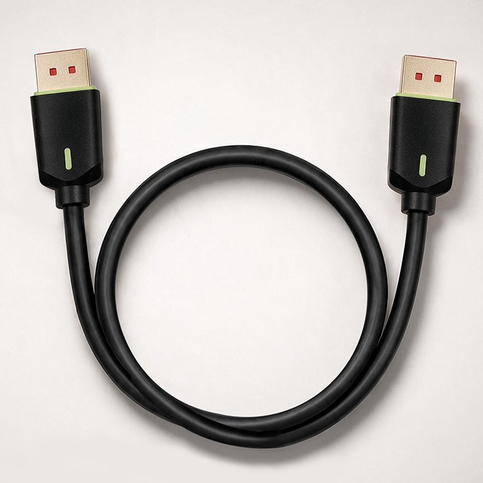 Qoltec Kabel DisplayPort M/M v2.1 | 80G | 0.5m