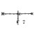 LogiLink Uchwyt na 3 monitory 17 -27 cali, max 7kg na ramie
