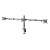 LogiLink Uchwyt na 3 monitory 17 -27 cali, max 7kg na ramie