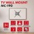 Maclean Uchwyt do TV czarny max 25 kg MC-190