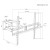 Maclean Uchwyt do TV czarny max 40 kg MC-192