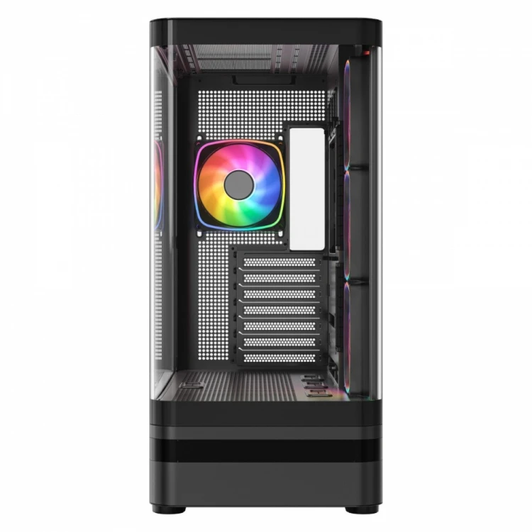 MODECOM Obudowa VOLCANO AQ100 MID ARGB szkło 4 wentylatory czarna
