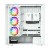 MODECOM Obudowa VOLCANO AQ300 MID RGB GLASS 4 wentylatory biała