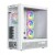 MODECOM Obudowa VOLCANO AQ300 MID RGB GLASS 4 wentylatory biała