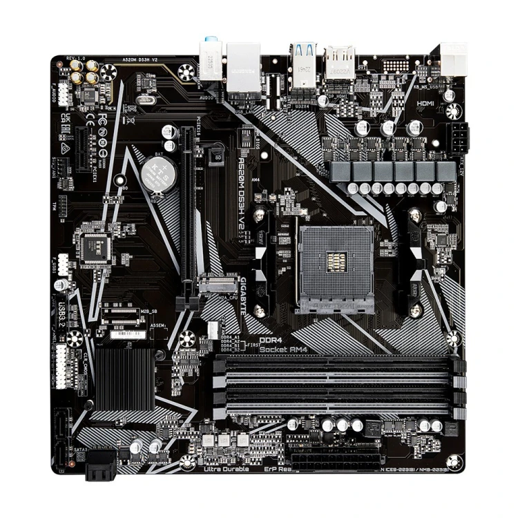 Gigabyte Płyta główna A520M DS3H V2 AM4 4DDR4 HDMI/DP mATX