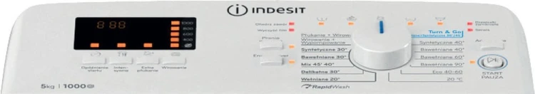 Indesit Pralka BTWS50400PLN
