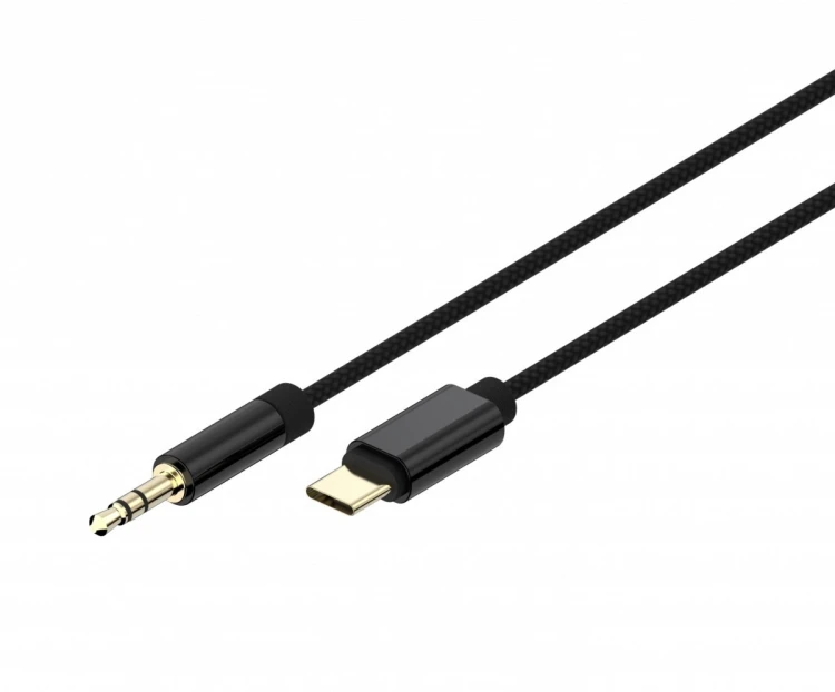 Gembird Kabel USB typu C do stereo 3.5 mm AUX, 1.5 m, czarny