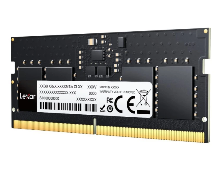 Lexar Pamięć do laptopa DDR5 SODIMM   8GB(1* 8GB)/4800  CL40