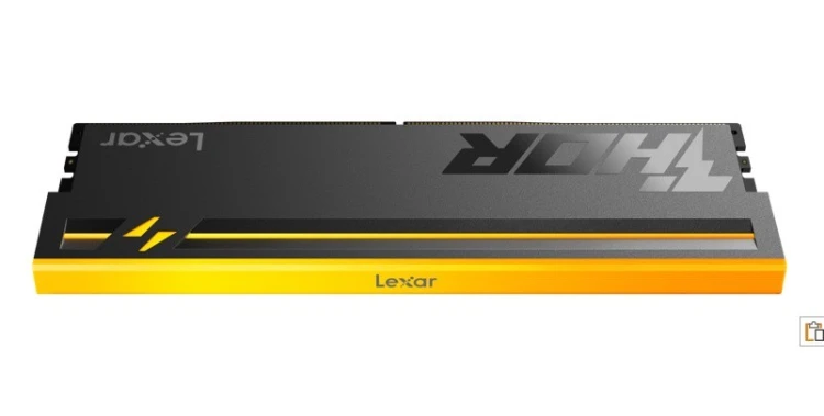 Lexar Pamięć do PC DDR5 THOR2.0 16GB(1*16) /6000 CL36 Black RGB