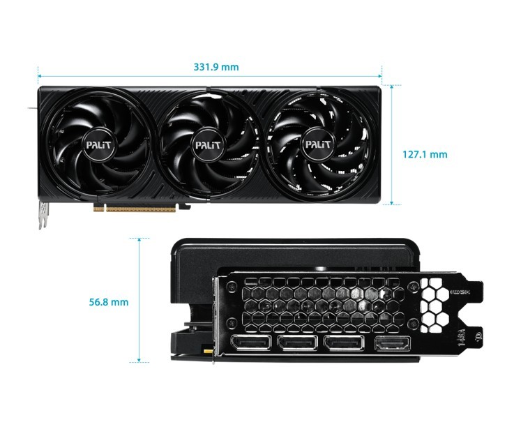 Palit Karta graficzna RTX 5080 INFINITY 3 OC 16GB GDDR7 256bit