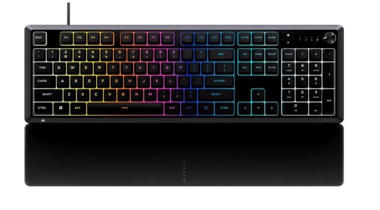 Corsair Klawiatura gamingowa Skiff 100 czarna
