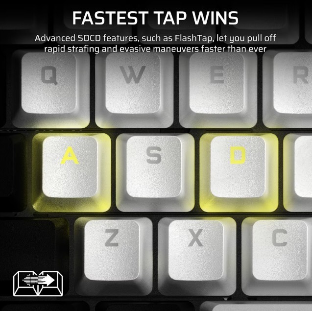 Corsair Klawiatura gamingowa Makr Pro 75 Carbon