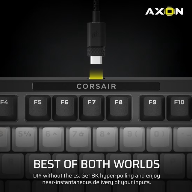 Corsair Klawiatura gamingowa Makr Pro 75 Carbon