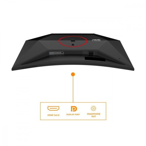 AOC Monitor 31.5 cala C32G4Z Curved VA 260Hz HDMI DP HAS Głośniki