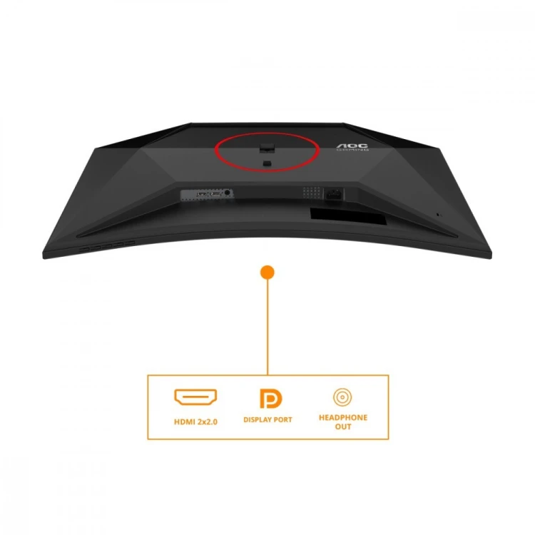 AOC Monitor 31.5 cala C32G4Z Curved VA 260Hz HDMI DP HAS Głośniki