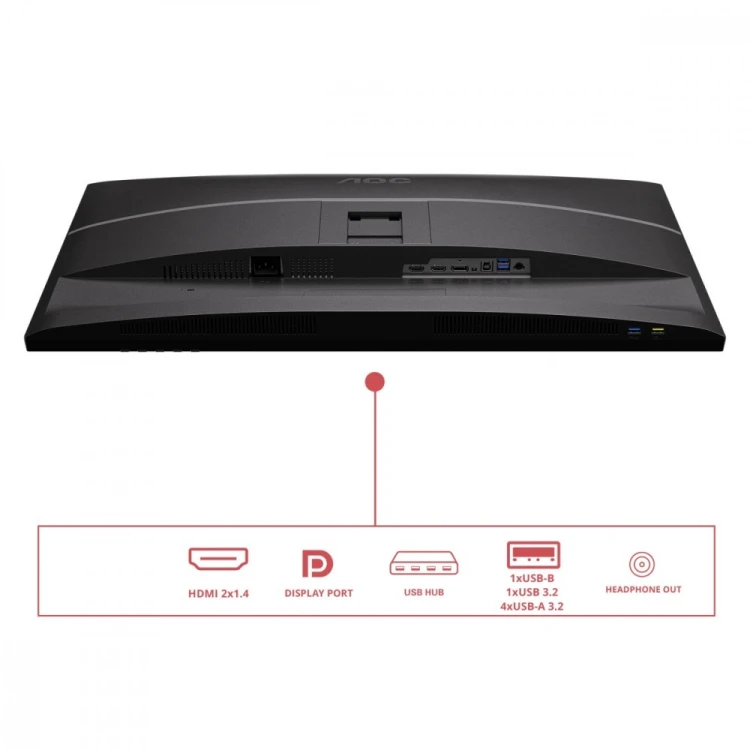 AOC Monitor 31.5 cala Q32E4U IPS 100Hz HDMIx2 DP Pivot Głośniki