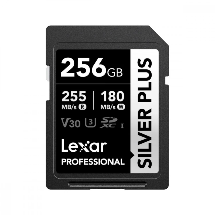 Lexar Karta pamięci PROFESSIONAL SILVER PLUS 256GB SDXC UHS-I 205MB/s