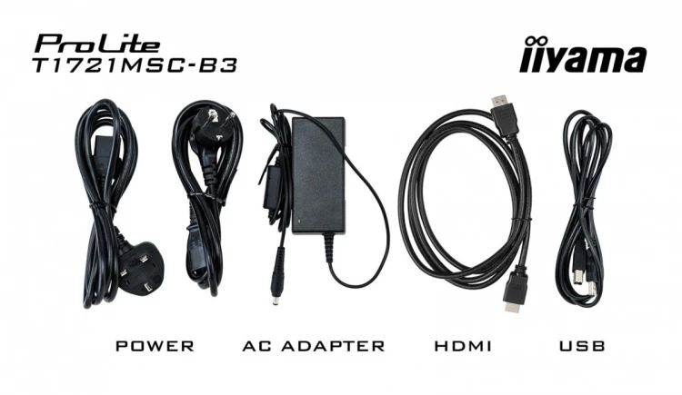 IIYAMA Monitor 17 cali T1721MSC-B3 pojemnościowy 10pt.,TN, IPX3, HDMI, VGA, 5ms, 5:4, 2x2W, 7h