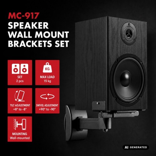 Maclean Komplet uchwytów do głośników MC-917