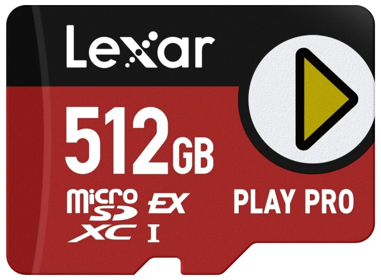 Lexar Karta pamięci microSDHX PLAY PRO 512GB EXPRESS 7.1 900MB/s