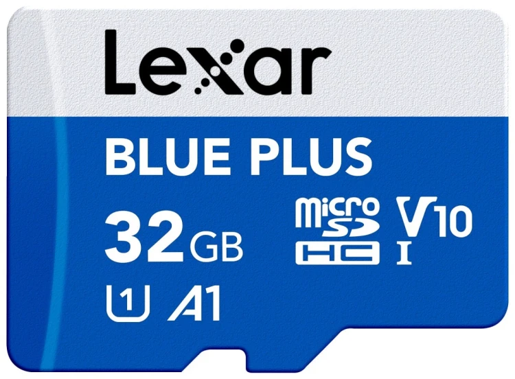 Lexar Karta pamięci microSDHC 32GB C10 A1 U3 V10 100MB/s Blue Plus