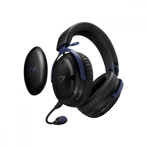 HyperX Zestaw słuchawkowy gamingowy Cloud III S bezprzewodowy czarny-niebieski - DF7E9AA