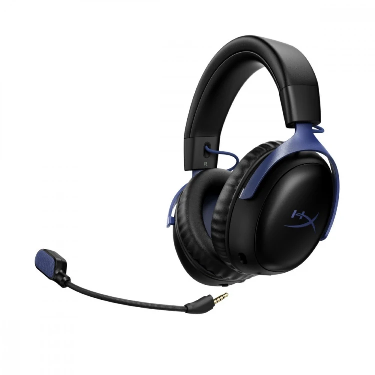 HyperX Zestaw słuchawkowy gamingowy Cloud III S bezprzewodowy czarny-niebieski - DF7E9AA