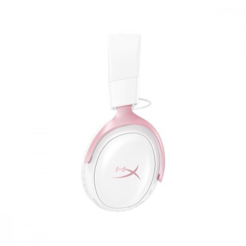 HyperX Zestaw słuchawkowy gamingowy Cloud III S bezprzewodowy biały-różowy - DG0R2AA
