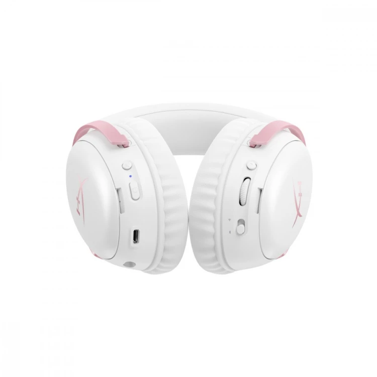 HyperX Zestaw słuchawkowy gamingowy Cloud III S bezprzewodowy biały-różowy - DG0R2AA