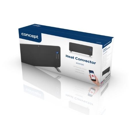 Concept Grzejnik ceramiczny Concept QH4100 szary
