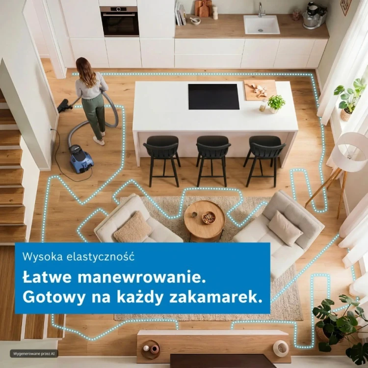 Bosch Odkurzacz bezworkowy Serie 2 BGC05LBU2