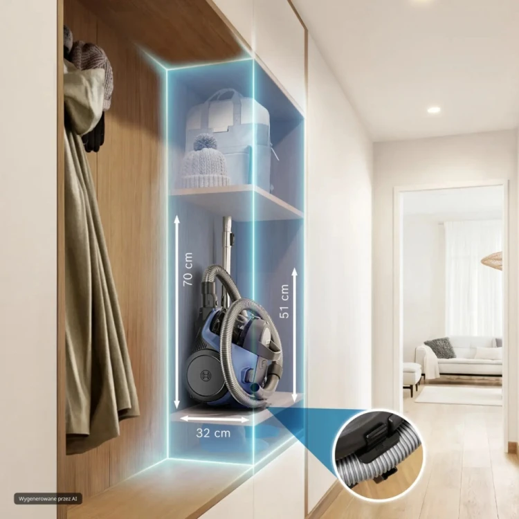 Bosch Odkurzacz bezworkowy Serie 2 BGC05LBU2