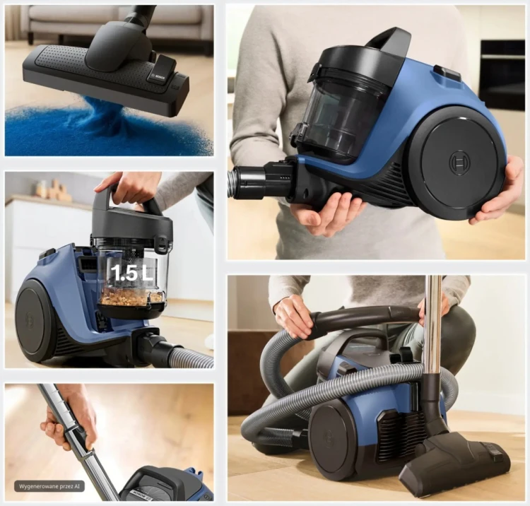 Bosch Odkurzacz bezworkowy Serie 2 BGC05LBU2