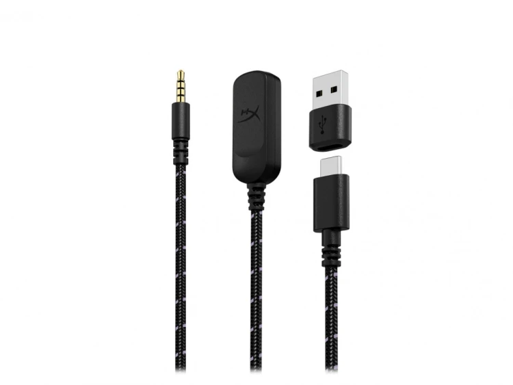 HyperX Zestaw słuchawkowy gamingowy Cloud III czarny-lawendowy - DF7F0AA