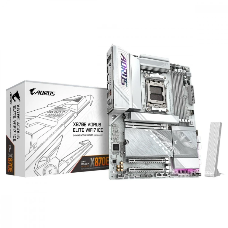 Gigabyte Płyta główna X870E AORUS ELITE WIFI7 ICE AM5 4DDR5 ATX
