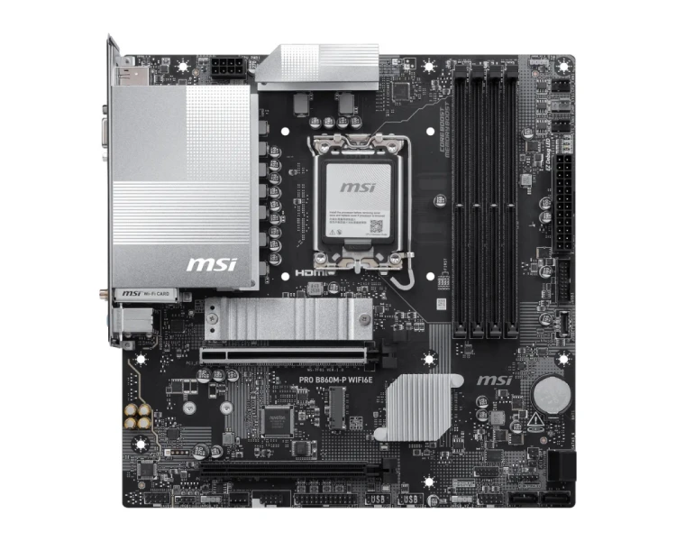 MSI Płyta główna PRO B860M-P WIFI6E am5 4DDR5 mATX