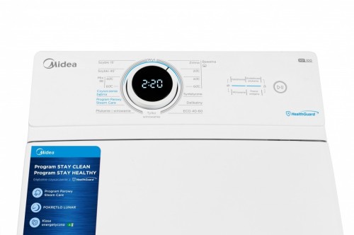 Midea Pralka ładowana od góry MF100T80B/W-PL