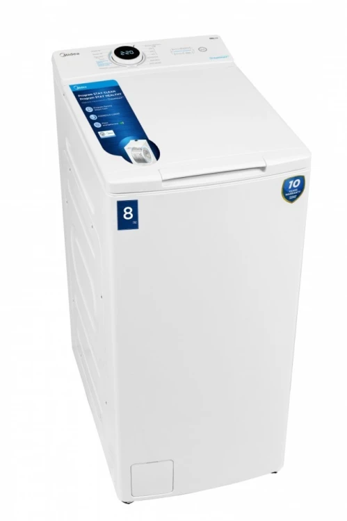 Midea Pralka ładowana od góry MF100T80B/W-PL